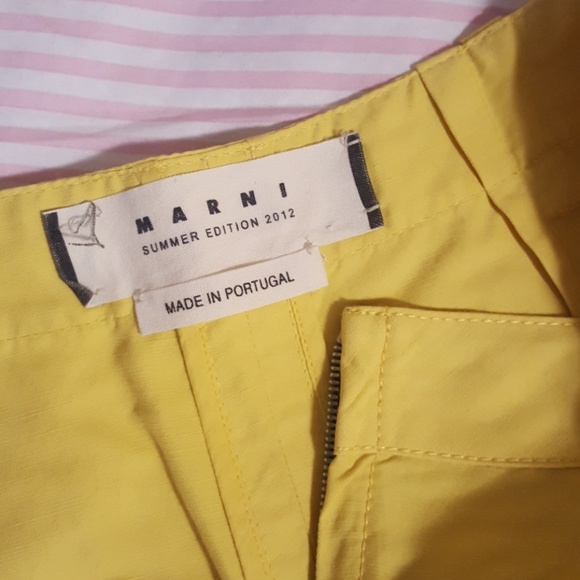 Marni bright yellow Bermuda shorts - Picture 4 of 5